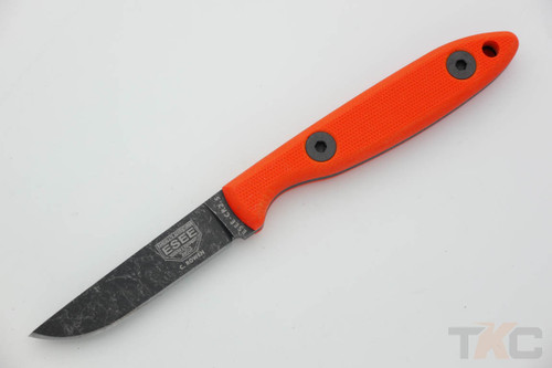 ESEE Cody Rowen CR2.5, Black Oxide Fixed Blade w/ Orange G10 Handle ESEE Cody Rowen CR2.5, Black Oxide Fixed Blade w/ Orange G10 Handle