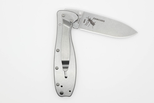 ESEE Knives/BRK: Zancudo Folding Knife, Desert Tan FRN and Stainless Steel Handle - Stonewash Blade