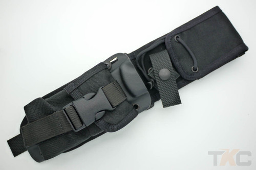 ESEE-5-MBSP-B Complete Assembled Sheath System w/ Black MOLLE Back and Pouch