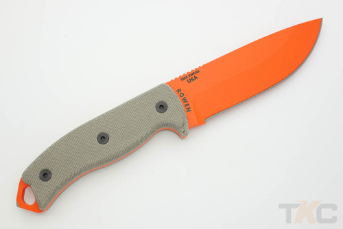 ESEE Model 5 black blade, desert tan handle 5P-KO survival knife