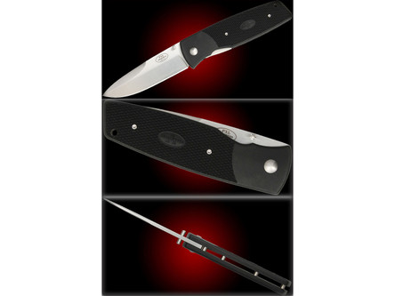 Fallkniven: PXLwh Liner-Lock, Folding Blade Knife w/ Grilon Handle