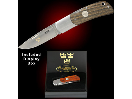 Fallkniven: TK3 Lock-Back, Folding Knife w/ Black Oak Handle