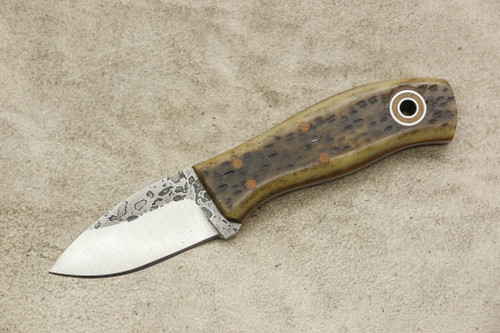 Fiddleback Forge, Andy Roy - Runt - Jigged Bone - Flat Tang - 10