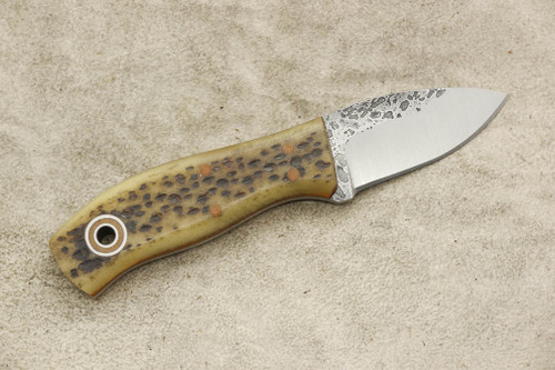 Fiddleback Forge, Andy Roy - Runt - Jigged Bone - Flat Tang - 10