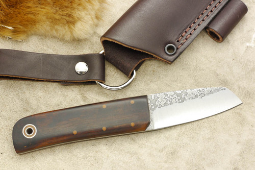 Fiddleback Forge, Andy Roy - Shaman - Desert Ironwood - Flat Tang - 5