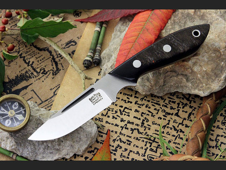 INTRODUCTORY SPECIAL! Bark River Knives: Adventurer Fixed Blade Knife w/ Roughed Out Buffalo Horn Handle