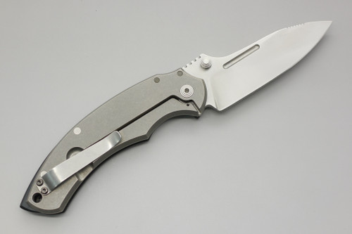 LionSteel Knives BBR2, Folding Knife w/ Textured Black G10 Handle