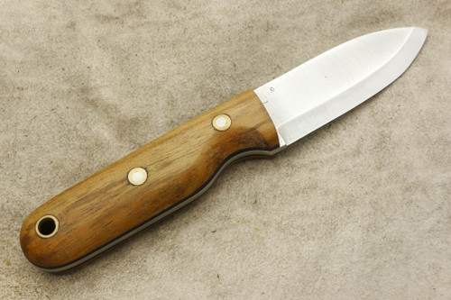 LT Wright Knives Bushbaby - Scandi Grind - Koa - Black Liners - Matte Finish - 1 / FREE BLACK LINERS! LT Wright Knives Bushbaby - Scandi Grind - Koa - Black Liners - Matte Finish - 1 / FREE BLACK LINERS!