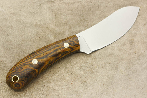 LT Wright Knives Camp MUK - A2 Steel - Flat Grind - Bocote - 3 / FREE Black Liners! LT Wright Knives Camp MUK - A2 Steel - Flat Grind - Bocote - 3 / FREE Black Liners!