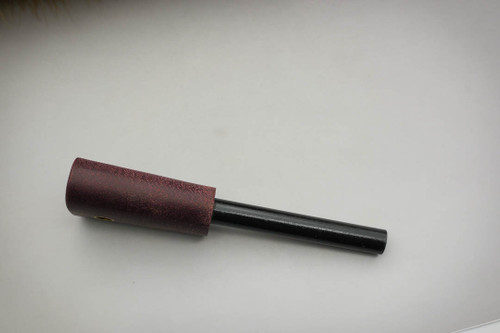 LT Wright Knives Firesteel - Double Red Canvas Micarta - Matte Finish