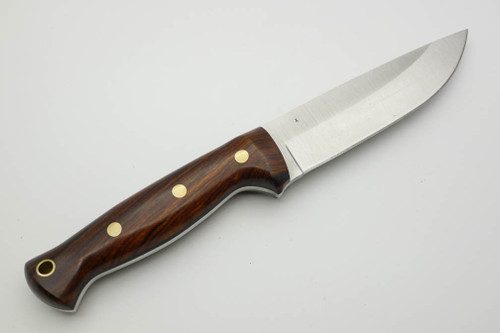 LT Wright Knives Forest Trail - CPM 3V Steel - Saber Grind - Desert Ironwood - Polished Finish - 5 / FREE Black Liners! LT Wright Knives Forest Trail - CPM 3V Steel - Saber Grind - Desert Ironwood - Polished Finish - 5 / FREE Black Liners!
