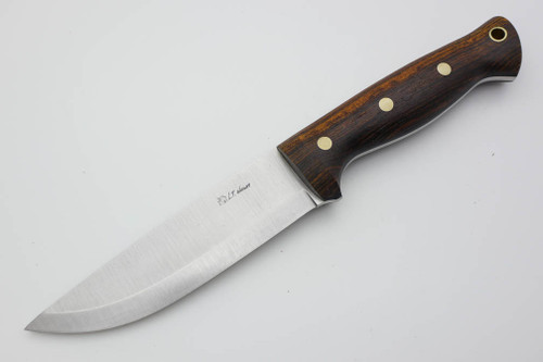 LT Wright Knives Forest Trail - CPM 3V Steel - Scandi Grind - Bocote - Matte Finish - 2 / FREE Black Liners!
