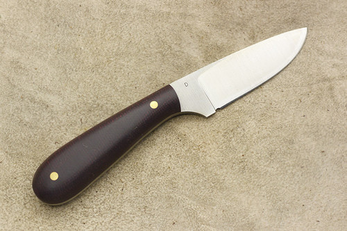 LT Wright Knives Frontier First - D2 Tool Steel - Flat Grind - Double Red Canvas Micarta - Matte Finish LT Wright Knives Frontier First - D2 Tool Steel - Flat Grind - Double Red Canvas Micarta - Matte Finish