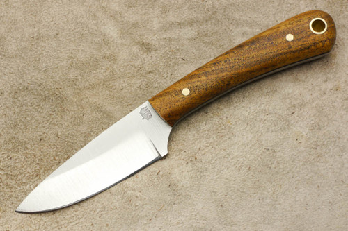 LT Wright Knives Frontier Valley - A2 Steel - Saber Grind - Bocote - 3 / FREE BLACK LINERS!