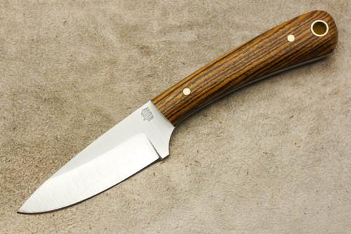 LT Wright Knives Frontier Valley - A2 Steel - Saber Grind - Bocote - 5 / FREE BLACK LINERS!