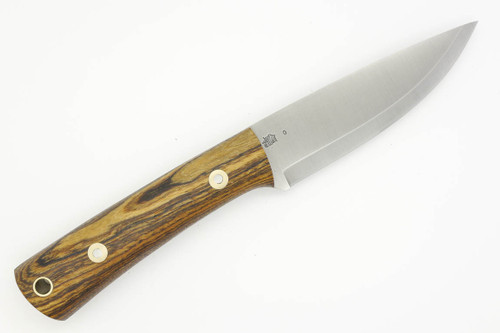 LT Wright Knives Gary Wines Bushcrafter - Scandi Grind - Bocote Handle - Black Liners - Matte - 4 LT Wright Knives Gary Wines Bushcrafter - Scandi Grind - Bocote Handle - Black Liners - Matte - 4