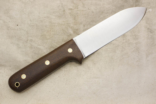 LT Wright Knives Gen 3 - Convex Grind - Brown Burlap - Matte Finish LT Wright Knives Gen 3 - Convex Grind - Brown Burlap - Matte Finish