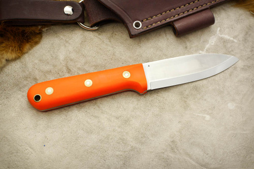 LT Wright Knives Genesis - Scandi Grind - Orange G10 LT Wright Knives Genesis - Scandi Grind - Orange G10