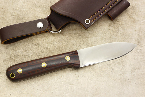 LT Wright Knives Genesis AEB-L Stainless Steel - Convex Grind - Desert Ironwood - 2 LT Wright Knives Genesis AEB-L Stainless Steel - Convex Grind - Desert Ironwood - 2