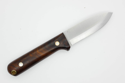 LT Wright Knives Next Gen - Scandi Grind - 3V Steel - Desert Ironwood - 4 / FREE Black Liners!