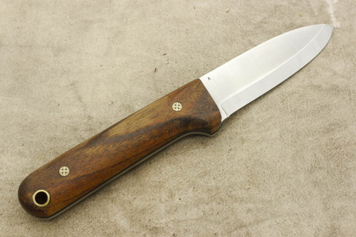 LT Wright Knives Next Gen - Scandi Grind - A2 Steel - Koa Wood Handle - Mosaic Pins / FREE Black Liners! - 2