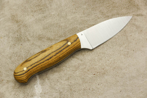 LT Wright Knives Patriot - A2 Tool Steel - Flat Grind - Bocote - 9 / FREE Black Liners!