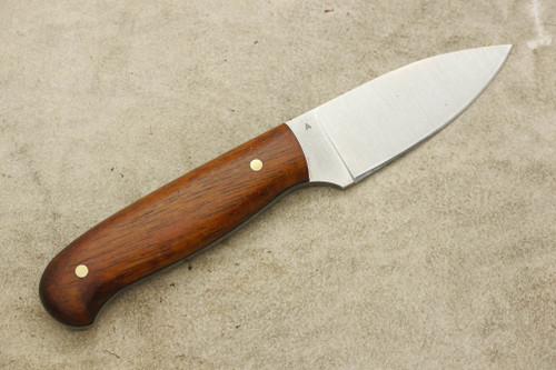LT Wright Knives Patriot - A2 Tool Steel - Flat Grind - Koa Handle - Matte Finish - 1 / FREE Black Liners!