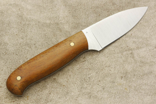 LT Wright Knives Patriot - A2 Tool Steel - Flat Grind - Koa Handle - Matte Finish - 8 / FREE Black Liners!
