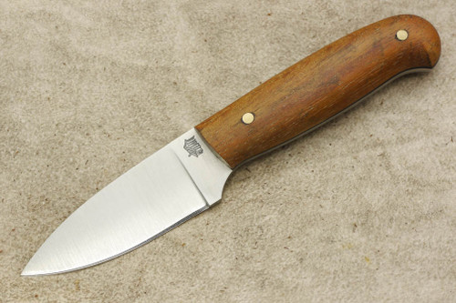 LT Wright Knives Patriot - A2 Tool Steel - Flat Grind - Koa Handle - Matte Finish - 9 / FREE Black Liners!