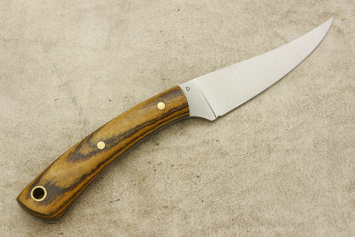 LT Wright Knives Small Swoop - Bocote Handle - Matte Finish / FREE Black Liners - 3
