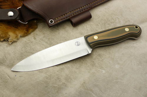 LT Wright Knives Sospes - Scandi Grind - Mil Spec Camo G10 - Matte Finish
