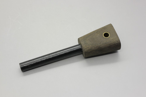 LT Wright Knives: Firesteel w/ Green Canvas Micarta Handle - Matte Finish