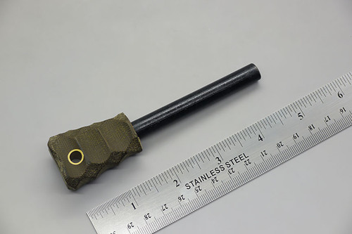 LT Wright Knives: Firesteel w/ Green Canvas Micarta Handle - Mountain Texture LT Wright Knives: Firesteel w/ Green Canvas Micarta Handle - Mountain Texture