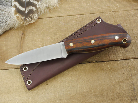 LT Wright Knives: JET (Flat Grind) Fixed Blade Knife w/ Desert Ironwood Handle - 3