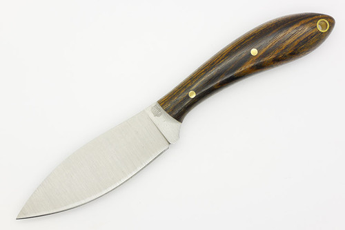 LT Wright Knives: Small Northern Hunter (AEB-L Steel) Flat Grind Fixed Blade Knife w/ Bocote Handle - 4