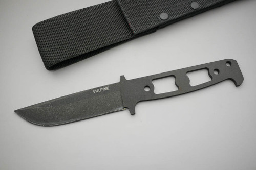 Ontario Vulpine Wilderness Survival Knife, 5" 5160 Fixed Blade, Paracord Wrapped Handle, Nylon MOLLE Sheath