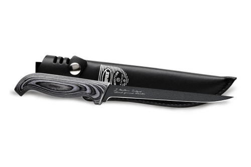 Rapala: 6" Blade Grey Presentation Fillet Knife With Leather Sheath
