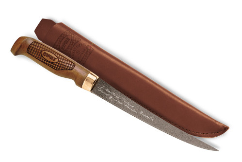 Rapala: 7 1/2" Blade Fish'n Fillet SuperFlex Knife With Leather Sheath