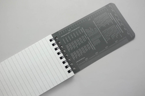 RIR-G 3x5 Rite In The Rain Spiral Top All Weather Survival Notebook - GRAY RIR-G 3x5 Rite In The Rain Spiral Top All Weather Survival Notebook - GRAY