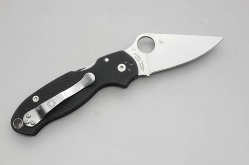 Spyderco: Para 3 C223GP Plain 3" CPM-S45VN Blade Folding Knife w/ Black G10 Handle