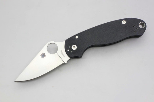 Spyderco: Para 3 C223GP Plain 3" CPM-S45VN Blade Folding Knife w/ Black G10 Handle