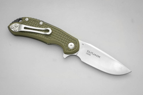 Steel Will Cutjack MINI C22M-1OD Folding Blade - Satin 3" D2 Steel Blade - OD Green FRN Handle Steel Will Cutjack MINI C22M-1OD Folding Blade - Satin 3" D2 Steel Blade - OD Green FRN Handle