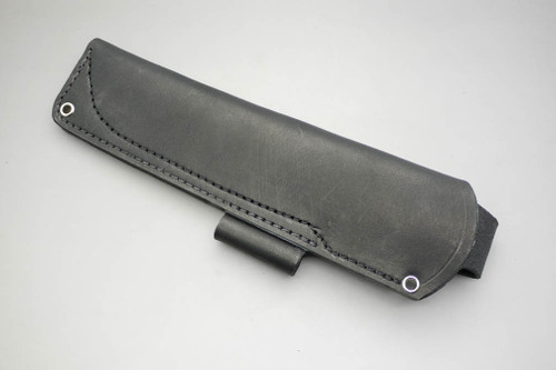 TKC: #W ESEE-6 / RAT-7 Pouch Style Leather HIP Sheath Black, LH, Firesteel Loop TKC: #W ESEE-6 / RAT-7 Pouch Style Leather HIP Sheath Black, LH, Firesteel Loop