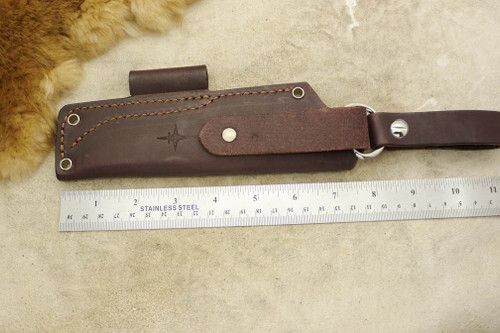 TKC: #E Pouch Style Leather DANGLER Sheath Brown, LH, Firesteel Loop TKC: #E Pouch Style Leather DANGLER Sheath Brown, LH, Firesteel Loop