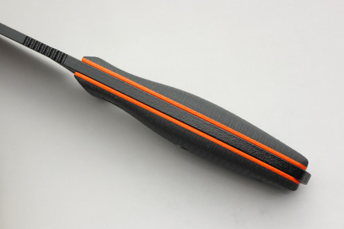 TKC: COMPACT G10 Handle for ESEE 3 / ESEE 4 - Black w/ Orange Liner TKC: COMPACT G10 Handle for ESEE 3 / ESEE 4 - Black w/ Orange Liner