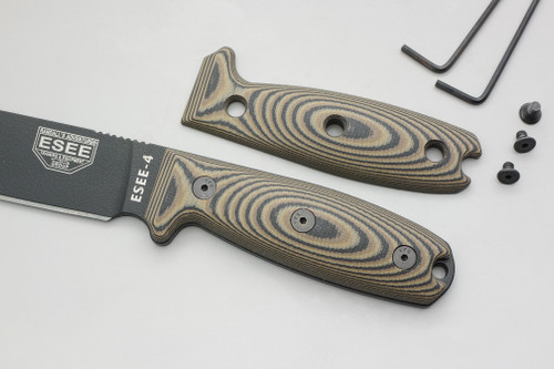 TKC: COMPACT G10 Handle for ESEE 3 / ESEE 4 - Earth Camo TKC: COMPACT G10 Handle for ESEE 3 / ESEE 4 - Earth Camo