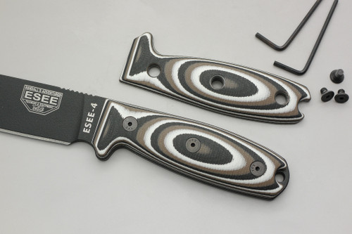 TKC: COMPACT G10 Handle for ESEE 3 / ESEE 4 - Winter Forest TKC: COMPACT G10 Handle for ESEE 3 / ESEE 4 - Winter Forest