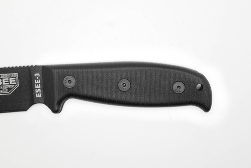 TKC: EXTENDED G10 Handle for ESEE 3 - Black TKC: EXTENDED G10 Handle for ESEE 3 - Black