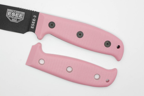 TKC: EXTENDED G10 Handle for ESEE 3 - Pink TKC: EXTENDED G10 Handle for ESEE 3 - Pink