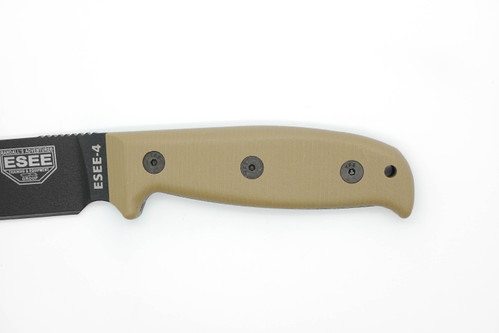 TKC: EXTENDED G10 Handle for ESEE 4 - Coyote Brown TKC: EXTENDED G10 Handle for ESEE 4 - Coyote Brown
